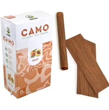 CAMO Natural Leaf Wraps Peach